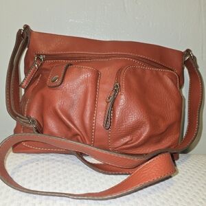 Relic Womens Purse Large Burnt Sienna Crossbody Orange Shoulder Bag